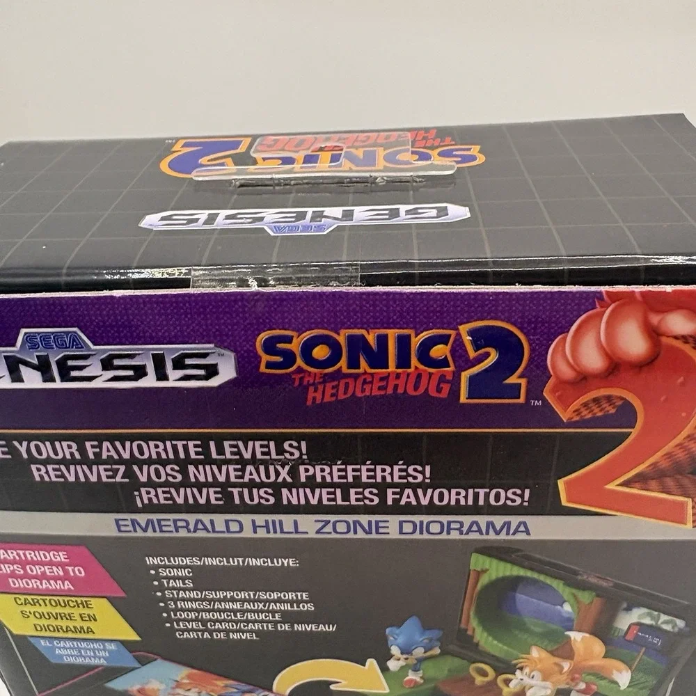 SEGA Sonic the Hedgehog 2 & 3 Console Heroes Diorama Cartridge Flip NEW Sealed
